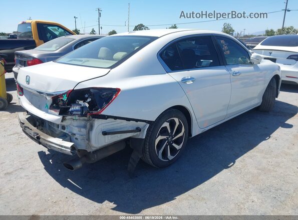 1HGCR2F84GA124709 2016 HONDA ACCORD White Rear right