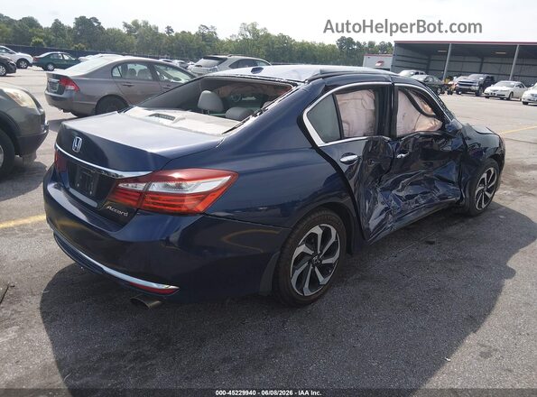 1HGCR2F84HA231194 2017 HONDA ACCORD Blue Rear right