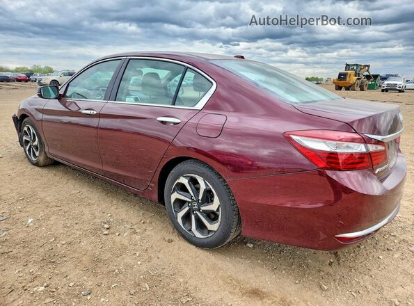 1HGCR2F85GA144144 2016 HONDA ACCORD Burgundy უკანა მარცხენა