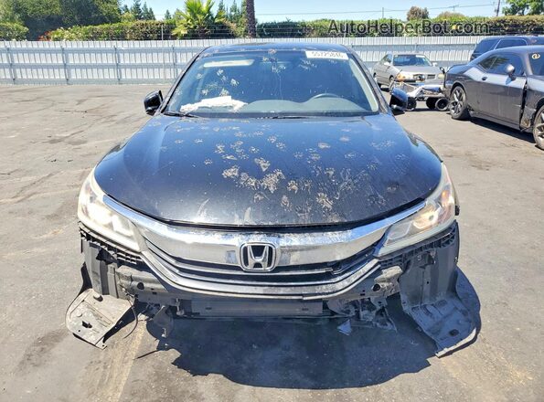 1HGCR2F85HA008968 2017 HONDA ACCORD Black წინა ხედი