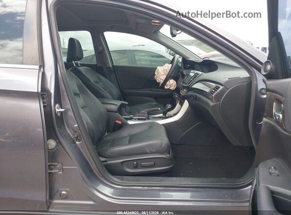 1HGCR2F85HA194706 2017 HONDA ACCORD Gray Widok wnętrza z przodu