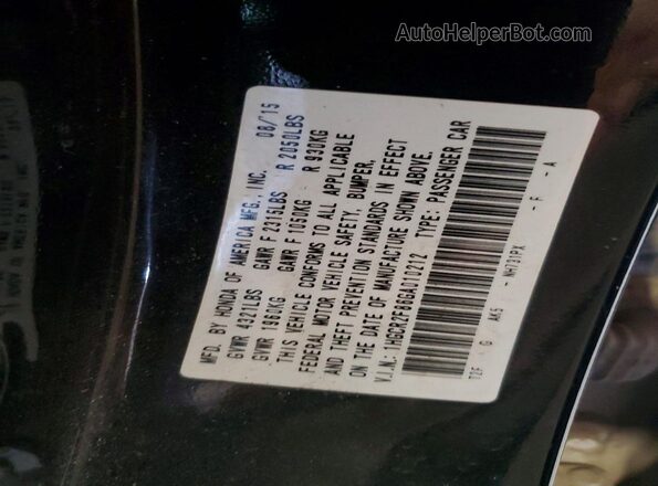 1HGCR2F86GA010212 2016 HONDA ACCORD Black 