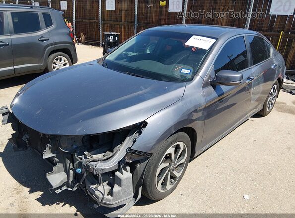 1HGCR2F86GA047499 2016 HONDA ACCORD Серебряный Передняя левая четверть