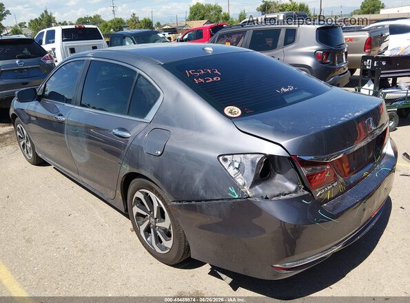 1HGCR2F86GA047499 2016 HONDA ACCORD Серебряный Задняя левая четверть