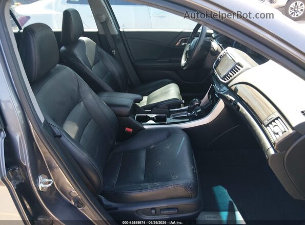 1HGCR2F86GA047499 2016 HONDA ACCORD Серебряный Вид салона спереди