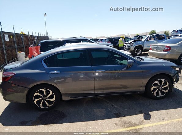 1HGCR2F86GA047499 2016 HONDA ACCORD Серебряный Панорамный вид салона 360°
