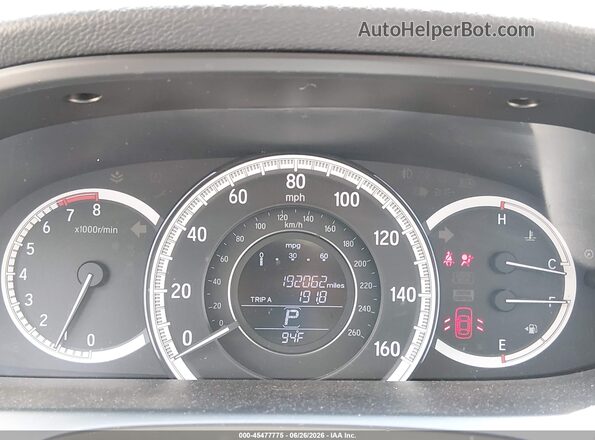 1HGCR2F86GA053612 2016 HONDA ACCORD Серый Вид задних сидений