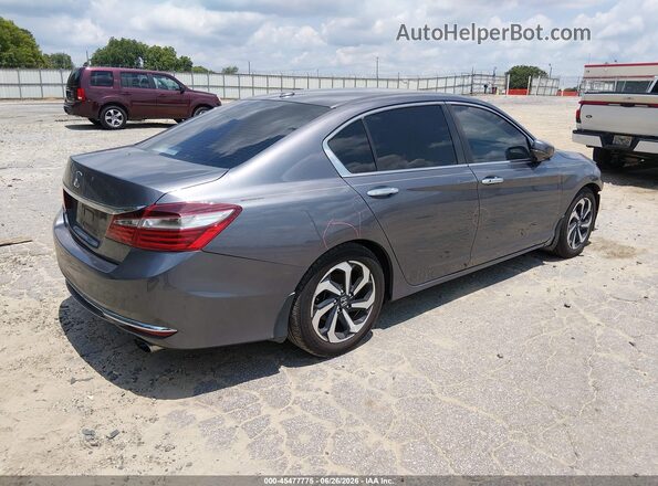 1HGCR2F86GA053612 2016 HONDA ACCORD Серый Задняя правая четверть
