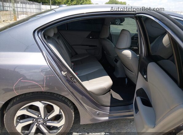 1HGCR2F86GA053612 2016 HONDA ACCORD Серый Вид наклейки с VIN-кодом