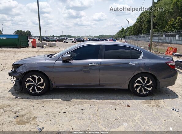 1HGCR2F86GA053612 2016 HONDA ACCORD Серый 