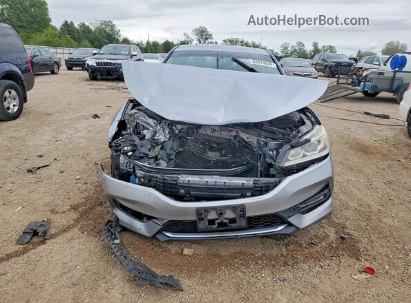 1HGCR2F86GA128468 2016 HONDA ACCORD Silver Դիմացի տեսք