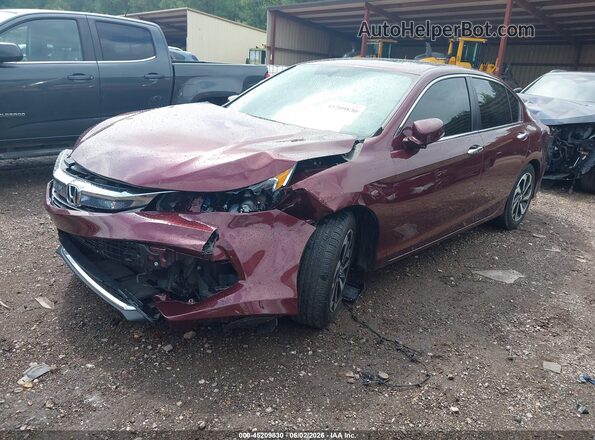 1HGCR2F87GA101330 2016 HONDA ACCORD Красный Передняя левая четверть