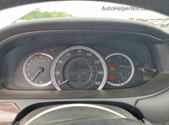 1HGCR2F87HA250144 2017 HONDA ACCORD Silver Սարքավորումների վահանակի տեսք