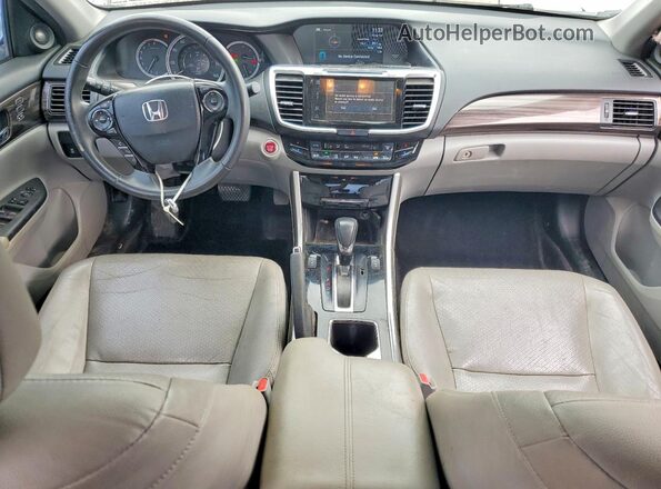 1HGCR2F87HA250144 2017 HONDA ACCORD Silver Առջևի վահանակի տեսք
