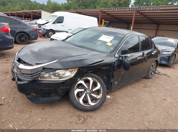 1HGCR2F88HA225527 2017 HONDA ACCORD Black Առջևի ձախ երեք քառորդ տեսարան