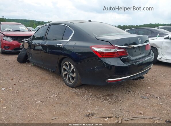 1HGCR2F88HA225527 2017 HONDA ACCORD Black Հետևի ձախ