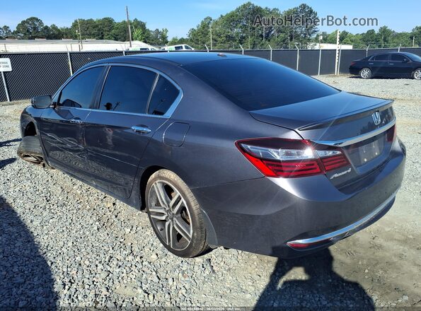 1HGCR2F88HA250184 2017 HONDA ACCORD Gray Հետևի ձախ