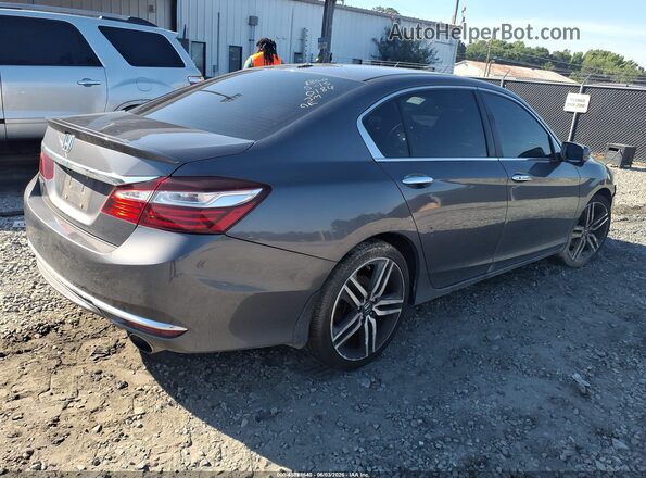 1HGCR2F88HA250184 2017 HONDA ACCORD Gray Հետևի աջ
