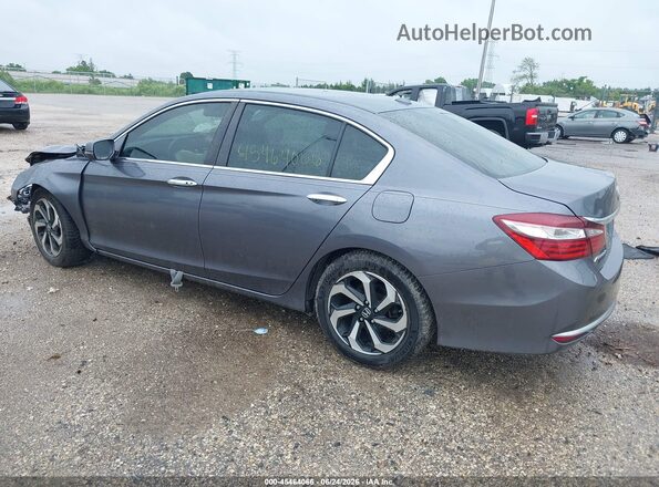 1HGCR2F89GA195761 2016 HONDA ACCORD Gray Rear left