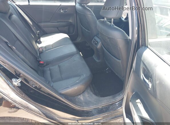 1HGCR2F89GA233750 2016 HONDA ACCORD Black Widok naklejki z numerem VIN