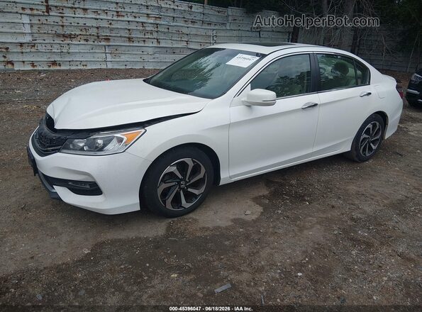 1HGCR2F89HA164477 2017 HONDA ACCORD White წინა მარცხენა ხედი სამი მეოთხედიდან