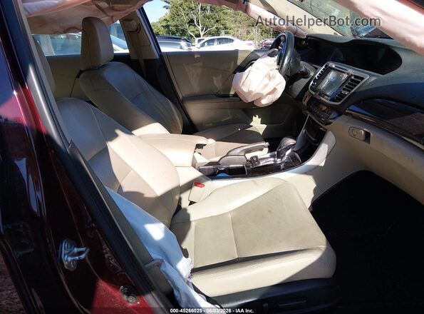 1HGCR2F89HA292315 2017 HONDA ACCORD Red Vista interior delantera