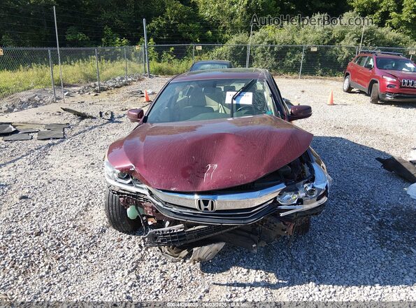 1HGCR2F89HA292315 2017 HONDA ACCORD Red Vista frontal