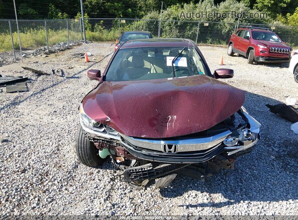 1HGCR2F89HA292315 2017 HONDA ACCORD Red Vista del cuadro de instrumentos