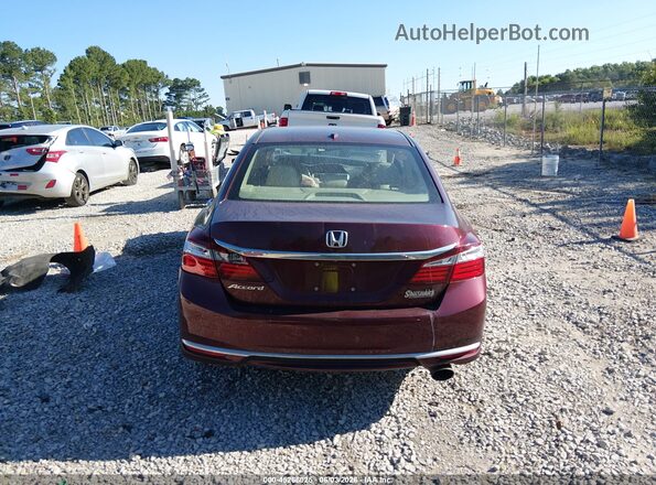 1HGCR2F89HA292315 2017 HONDA ACCORD Red 