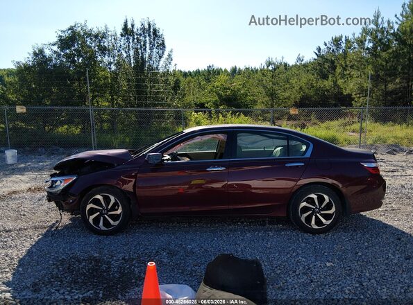 1HGCR2F89HA292315 2017 HONDA ACCORD Red Vista interior de 360 grados