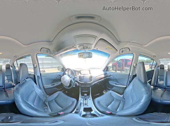 1HGCR2F8XGA014327 2016 HONDA ACCORD Black Панорамний вид салону 360°