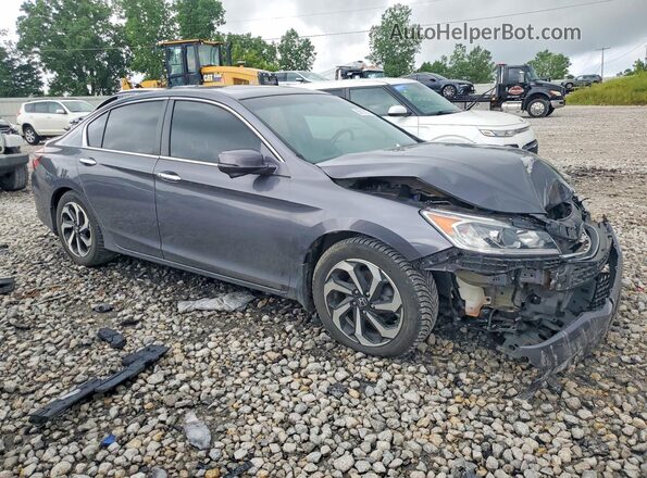 1HGCR2F8XHA110119 2017 HONDA ACCORD Синий 