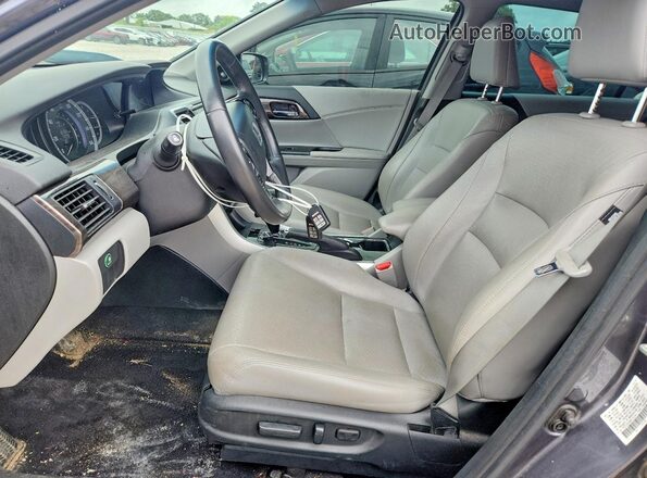 1HGCR2F8XHA110119 2017 HONDA ACCORD Синий 