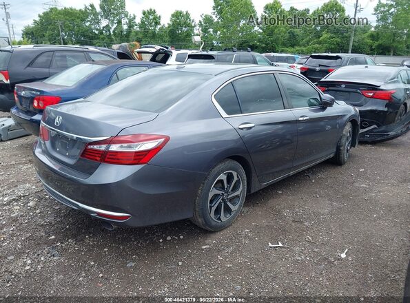 1HGCR2F8XHA242927 2017 HONDA ACCORD Gray Rear right
