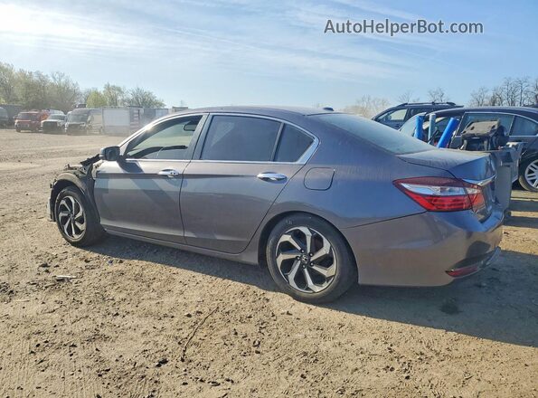 1HGCR2F91GA149592 2016 HONDA ACCORD Gray 