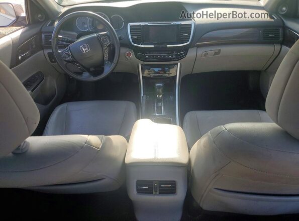 1HGCR2F91GA149592 2016 HONDA ACCORD Gray 