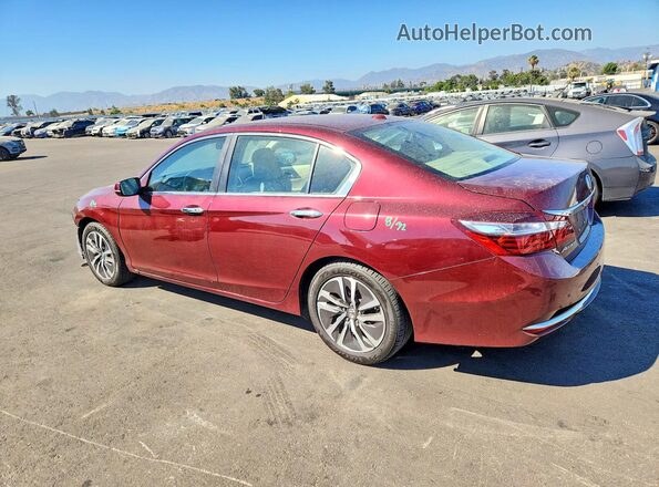 1HGCR2F92GA030207 2016 HONDA ACCORD Burgundy 