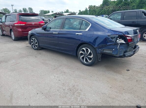 1HGCR2F92GA086311 2016 HONDA ACCORD Blue Tył lewy
