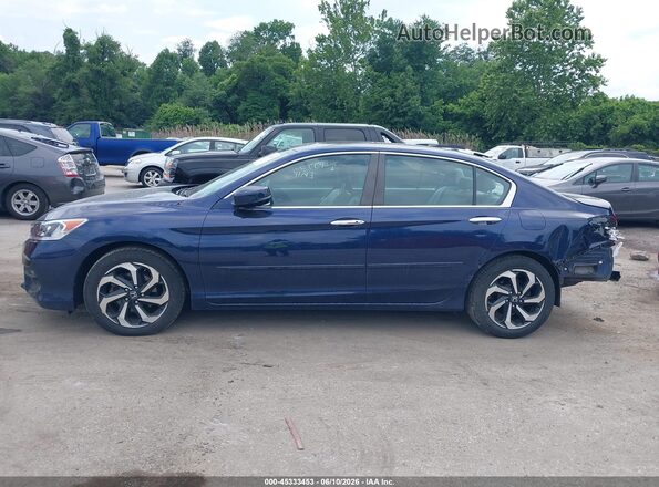 1HGCR2F92GA086311 2016 HONDA ACCORD Blue Widok wnętrza 360 stopni