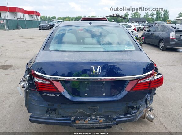 1HGCR2F92GA086311 2016 HONDA ACCORD Blue 