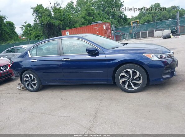 1HGCR2F92GA086311 2016 HONDA ACCORD Blue Widok wnętrza z tyłu
