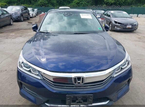 1HGCR2F92GA086311 2016 HONDA ACCORD Blue Widok zestawu wskaźników