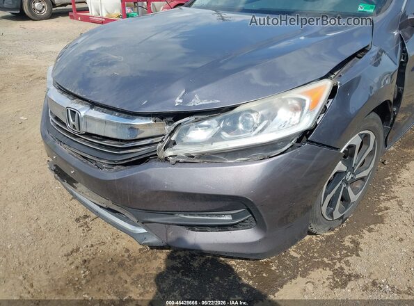 1HGCR2F97GA125944 2016 HONDA ACCORD Gray წინა ხედი