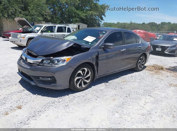 1HGCR2F97HA248600 2017 HONDA ACCORD Gray Front left