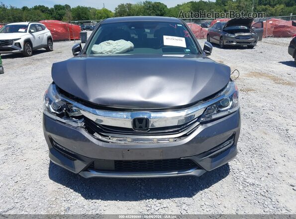 1HGCR2F97HA248600 2017 HONDA ACCORD Gray Front view