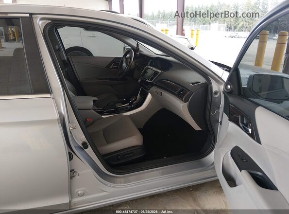1HGCR2F98GA158791 2016 HONDA ACCORD Silver წინა სალონის ხედი