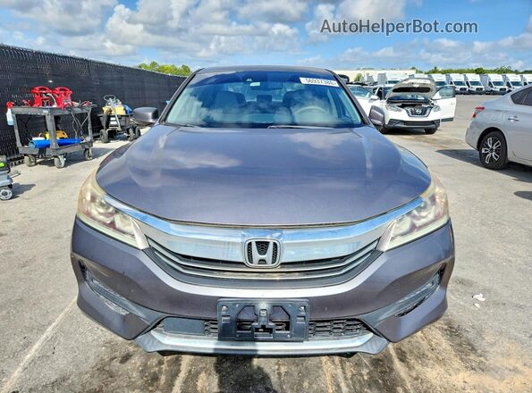 1HGCR2F9XGA221924 2016 HONDA ACCORD Gray წინა ხედი