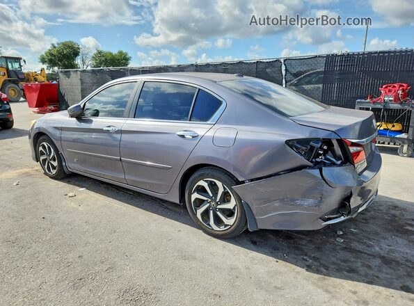 1HGCR2F9XGA221924 2016 HONDA ACCORD Gray უკანა მარცხენა