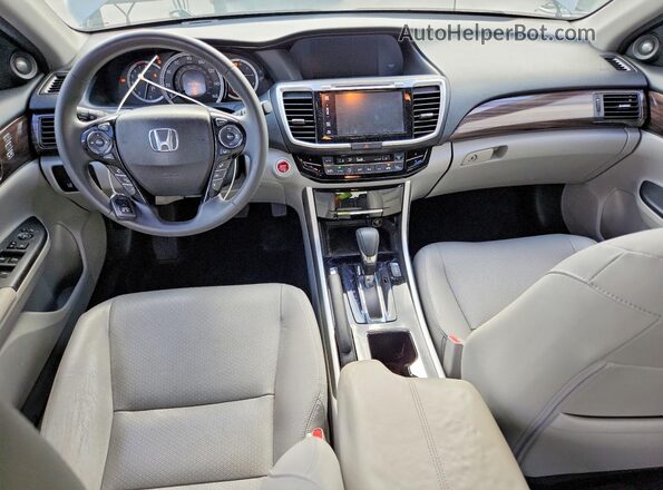 1HGCR2F9XGA221924 2016 HONDA ACCORD Gray წინა პანელის ხედი