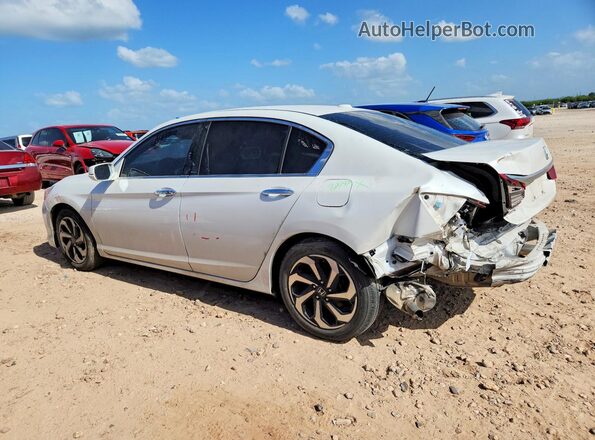 1HGCR3F05HA030923 2017 HONDA ACCORD Белый Задняя левая четверть